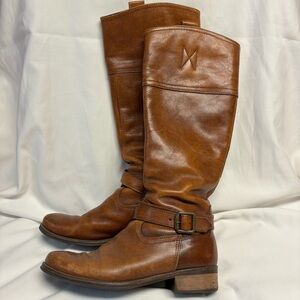 Aldo Brown Leather Riding Boots Women’s Size 7